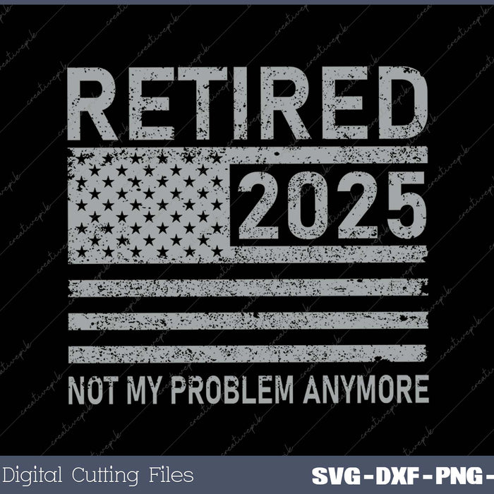 Retired 2025 Decoration Men Women Retirement