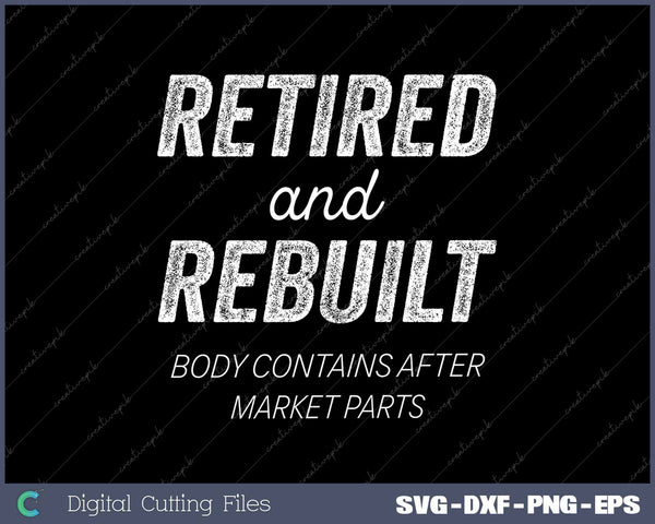 Retired And Rebuilt Hip Knee Bone Joint Replacement Surgery