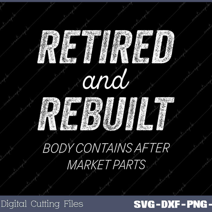 Retired And Rebuilt Hip Knee Bone Joint Replacement Surgery