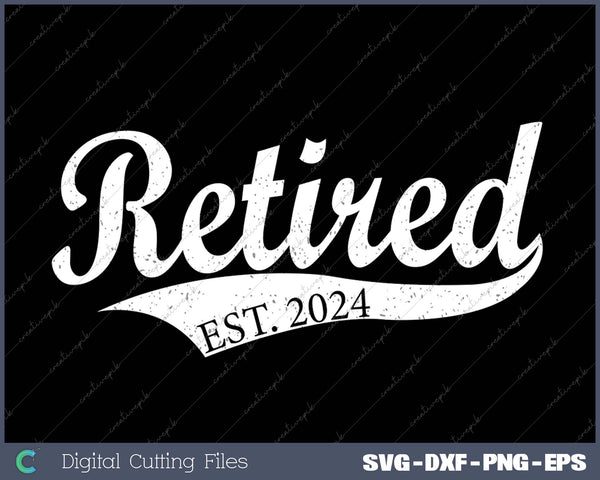 Retired Est. 2024 Retirement Men Women