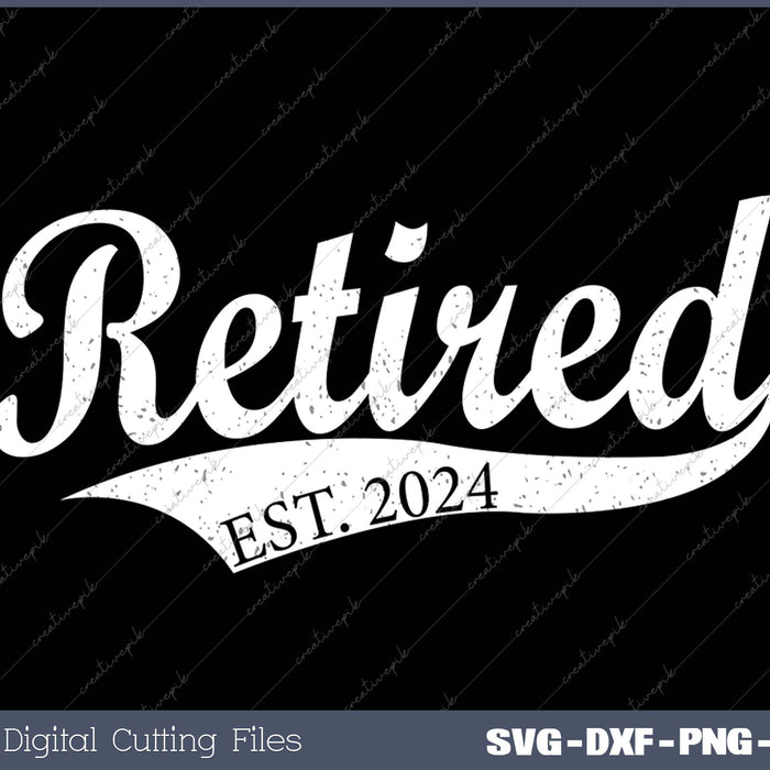 Retired Est. 2024 Retirement Men Women