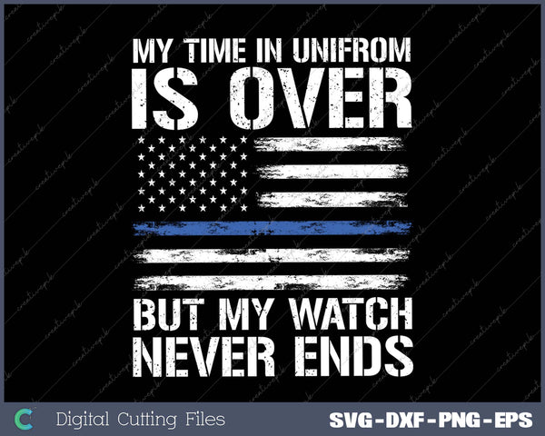 Retired Police Officer Gifts Thin Blue Line