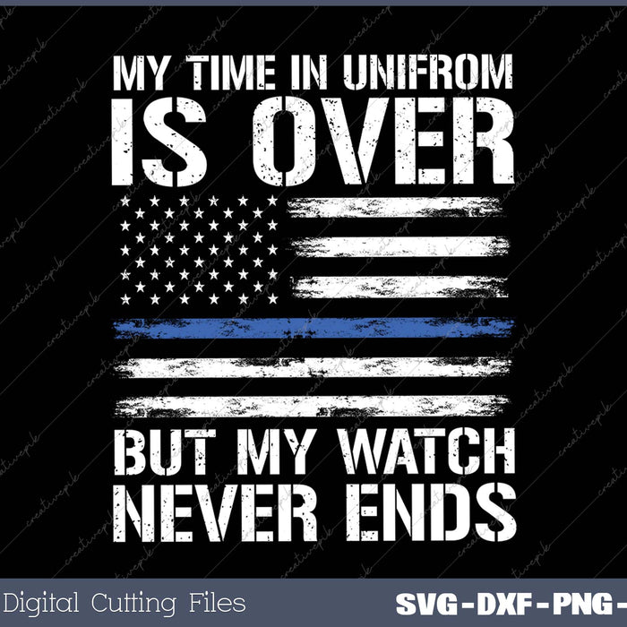 Retired Police Officer Gifts Thin Blue Line