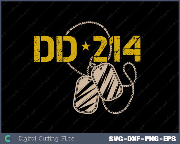 Retirement Military DD-214 SVG PNG Cutting Printable Files