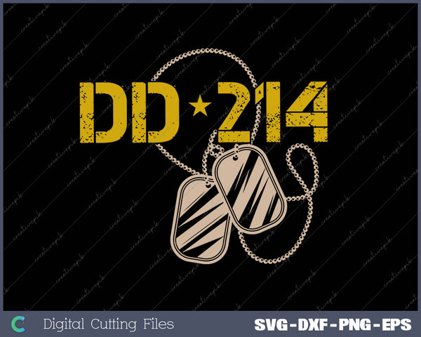 Retirement Military DD-214 SVG PNG Cutting Printable Files