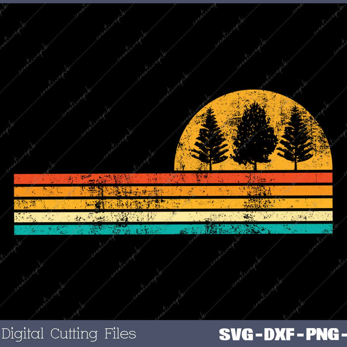 Retro Outdoors Nature Wildlife Trees Forest