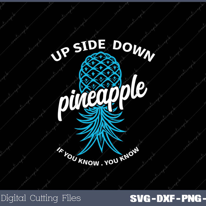 Retro Upside Down Pineapple Swinger