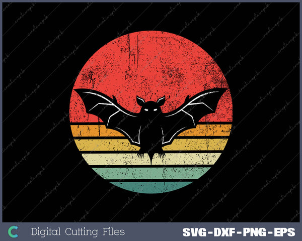 Retro Vintage Art Bat Shirt Bat Animal