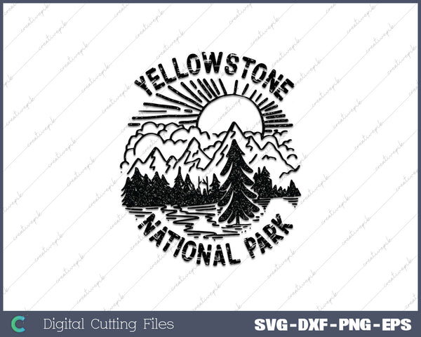 Retro Yellowstone National Park