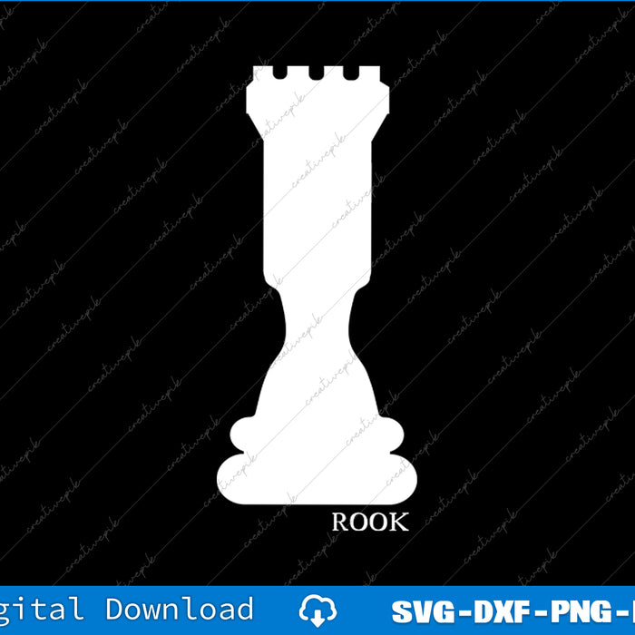 Rook Chess Piece Group Costume Chess Club Chess Board SVG PNG Cutting File