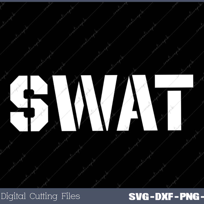 SWAT Team Halloween Costume Kids Boys Tactical Uniform Idea SVG PNG Cutting Printable Files