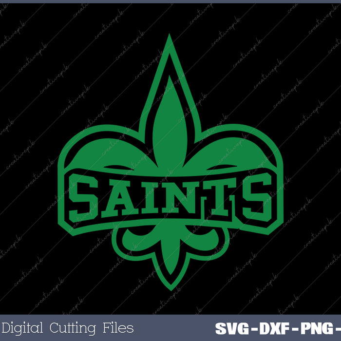 Saints Fleur de Lis SVG PNG Cutting Printable Files