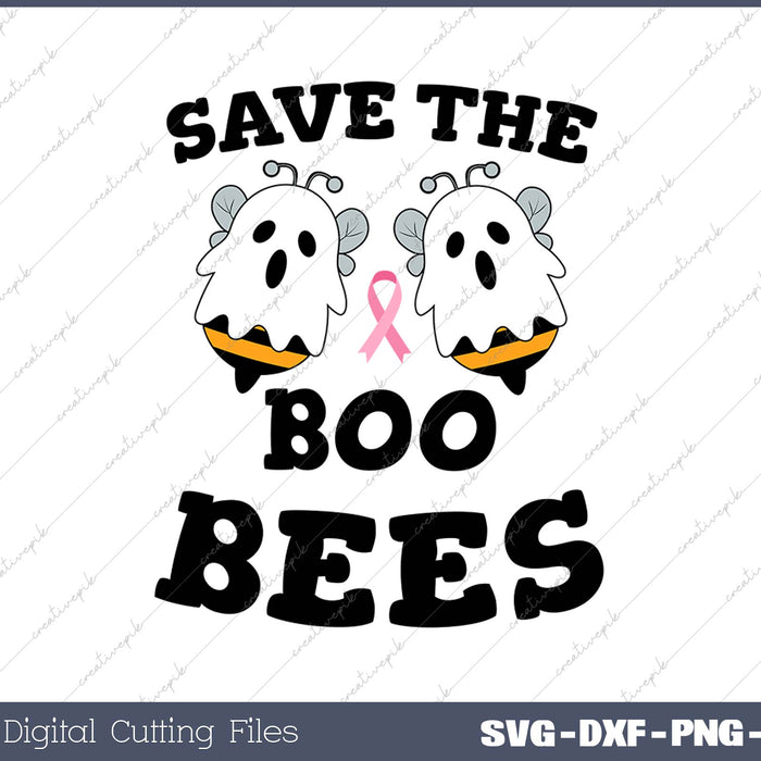 Save The Boo Bees Funny Breast Cancer Awareness Halloween