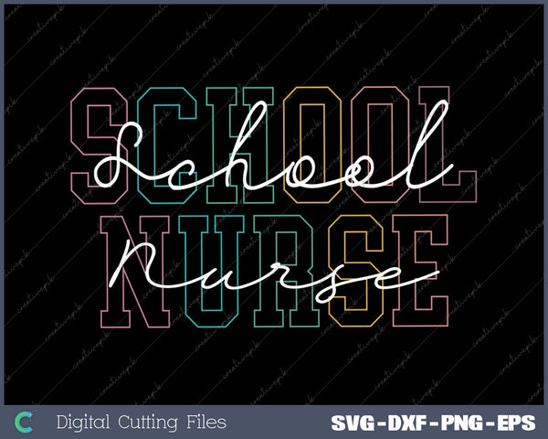 School Nurse Nursing School Nurse Retro Nurse Day Nurse Week 