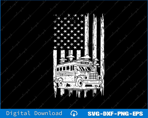 School bus driver us bus driver school SVG PNG Cutting Printable File