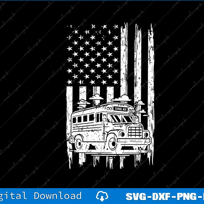 School bus driver us bus driver school SVG PNG Cutting Printable File