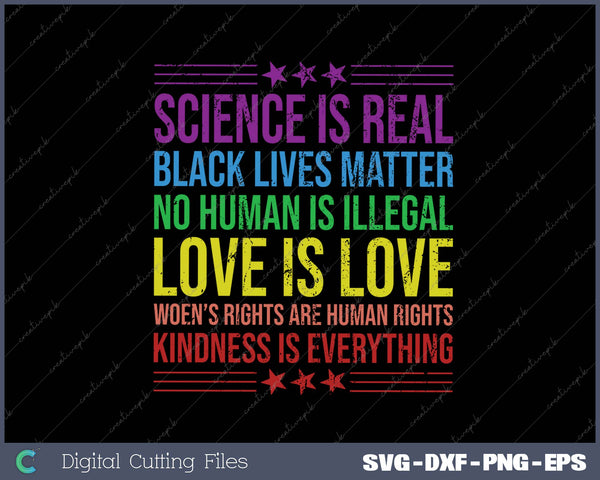 Science is Real SVG PNG Cutting Printable Files