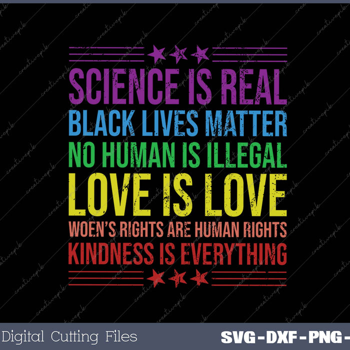 Science is Real SVG PNG Cutting Printable Files