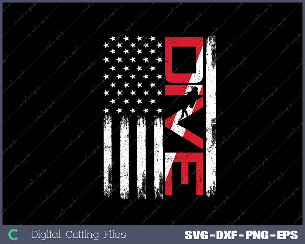 Scuba Diving SVG PNG Cutting Printable Files