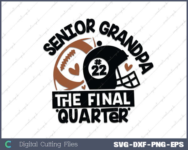 Senior Football GRANDPA Final Quarter Bundle for Class of 2025