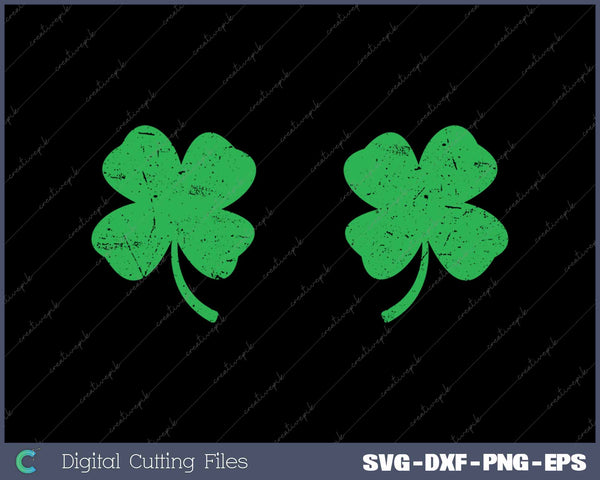 Shamrock Boobs Irish Boobies St Patricks Day SVG PNG Cutting Printable Files