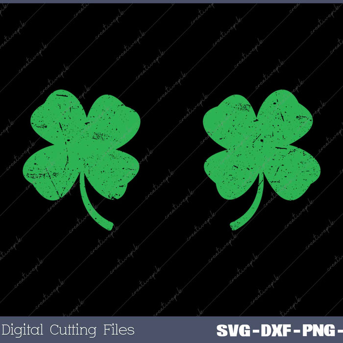 Shamrock Boobs Irish Boobies St Patricks Day SVG PNG Cutting Printable Files