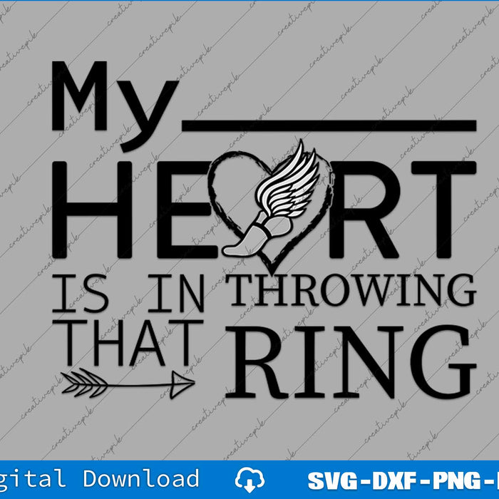 Shot Put Discus Thrower Mom SVG PNG Cutting Printable Files