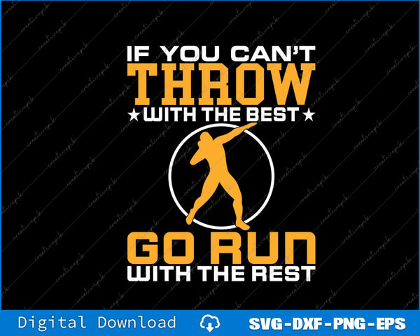 Shot Put Thrower Shot Putter Athlete Throw Track And Field SVG Files