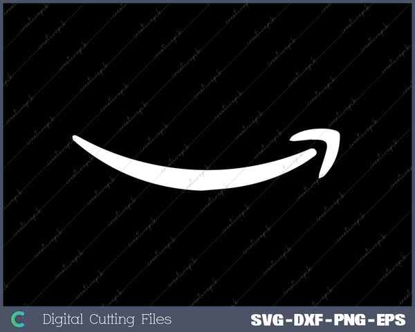 Smile White Logo SVG PNG Cutting Printable Files