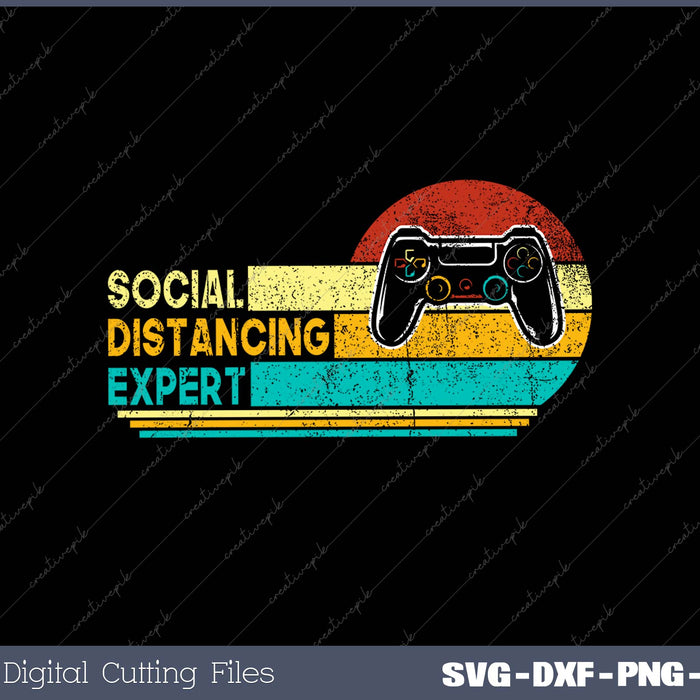 Social Distancing Expert Gaming Video Gamer Boys Men Gift 