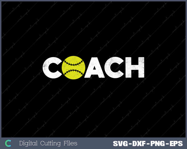 Softball Coaches SVG PNG 