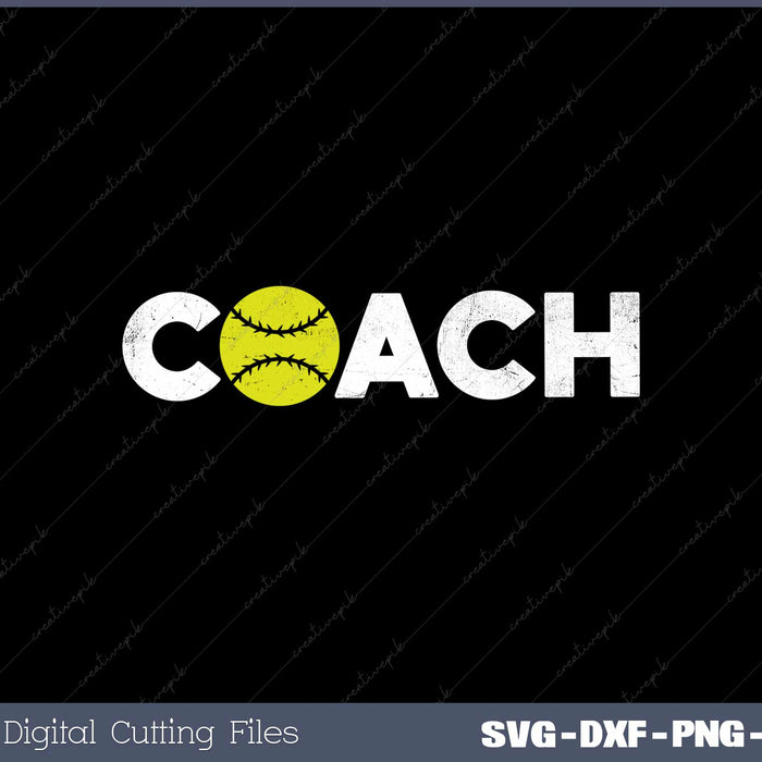 Softball Coaches SVG PNG 