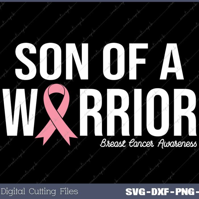 Son Of Breast Cancer Survivor Awareness Pink Ribbon