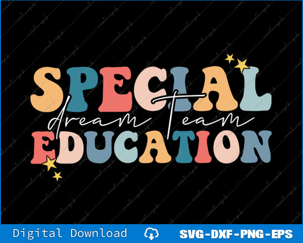 Special Education Teacher for Women SPED Teachers SVG PNG Printable File