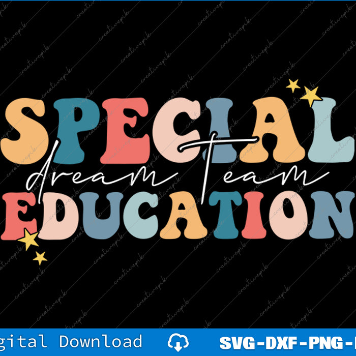 Special Education Teacher for Women SPED Teachers SVG PNG Printable File