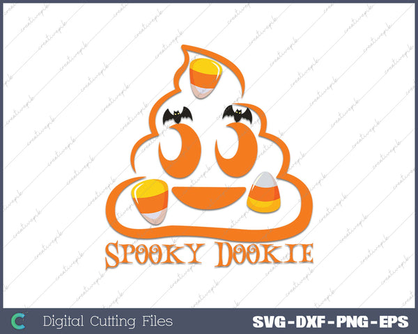 Spooky Dookie Funny Candy Corn Halloween Poop