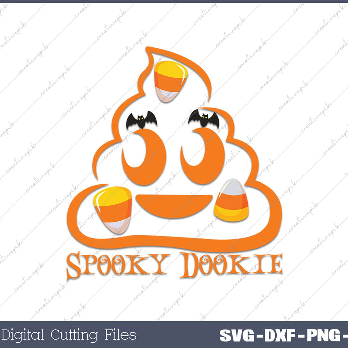 Spooky Dookie Funny Candy Corn Halloween Poop