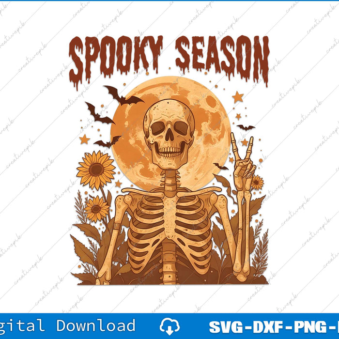 Celebrate the spooky season with this expertly crafted Retro Halloween PNG cutting printable file. Designed for precision and versatility