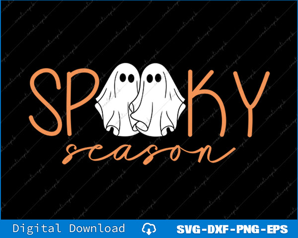Spooky Season Spooky Vibes Happy Halloween Svg Png Cutting File