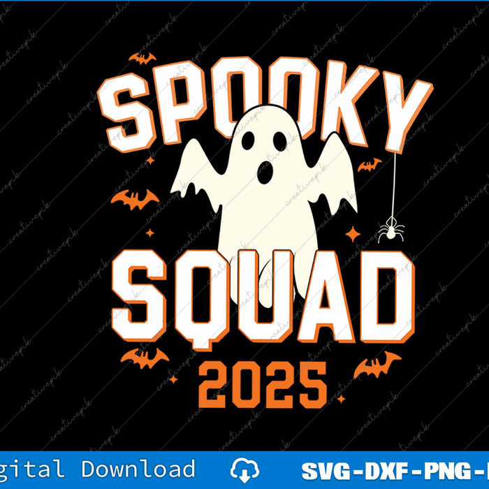 Spooky Squad 2025 Halloween PNG Cutting Printable File