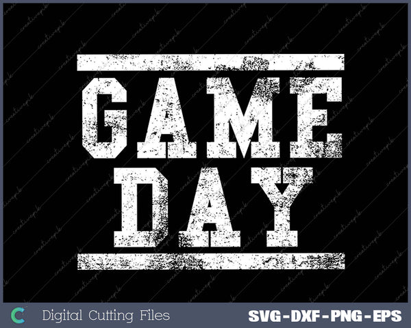 Sports Fan - Game Day SVG PNG Cutting Printable Files