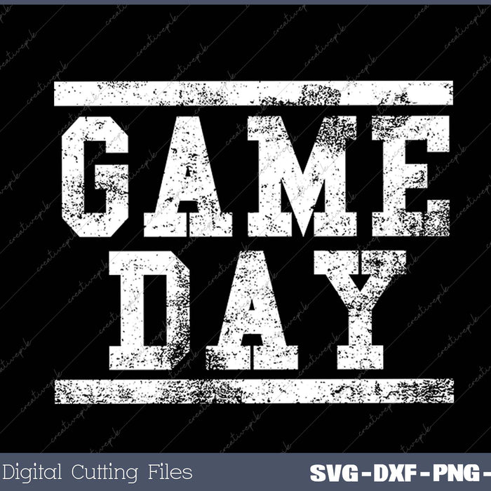 Sports Fan - Game Day SVG PNG Cutting Printable Files