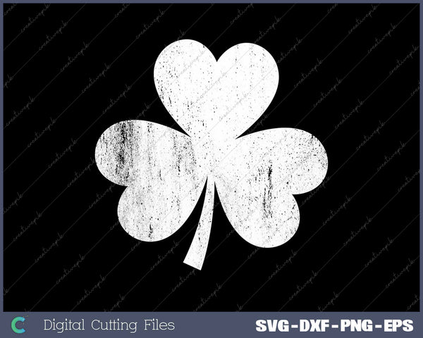 St Patrick’s Day Lucky Shamrock Clover SVG PNG Cutting Printable Files