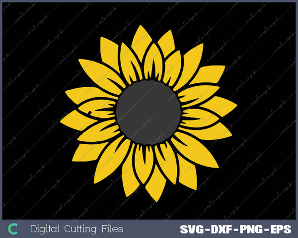 Sunflower SVG PNG Cutting Printable Files