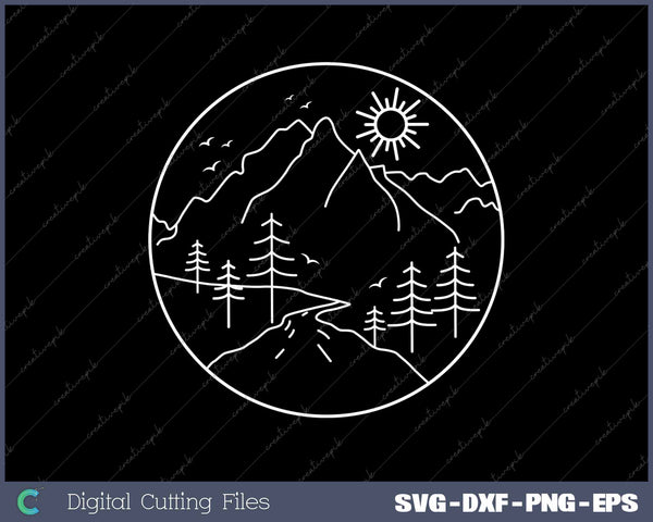 Sunrise Mountain Nature Hiking Outdoor Camping Mountains