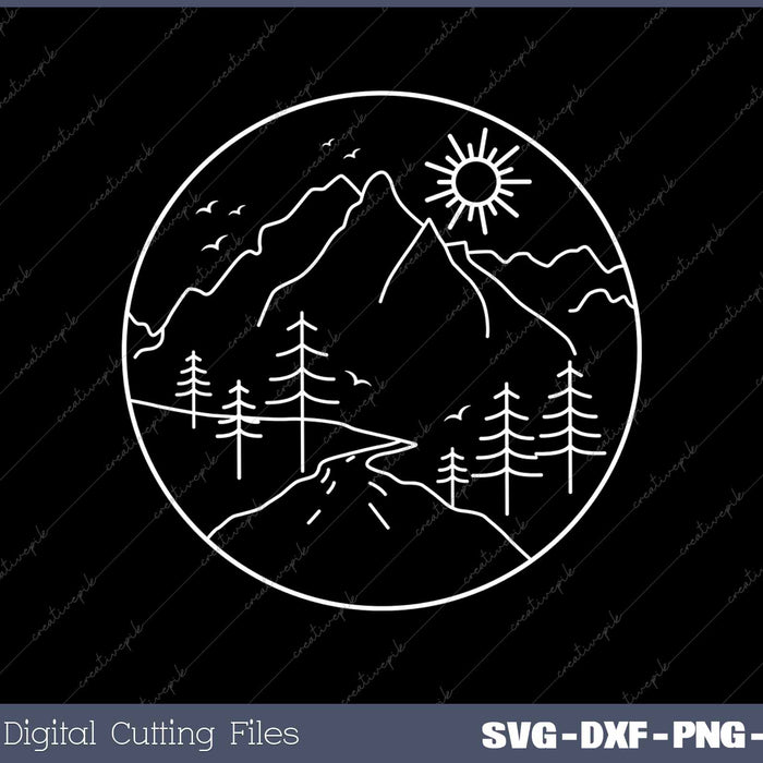 Sunrise Mountain Nature Hiking Outdoor Camping Mountains