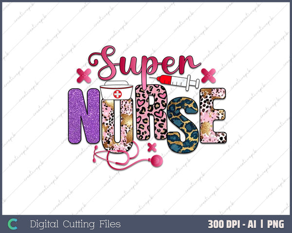 Super Nurse Healthcare Gifts RN LPN CNA Nursing 