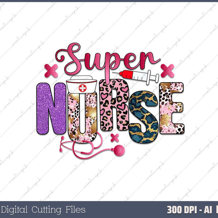 Super Nurse Healthcare Gifts RN LPN CNA Nursing 