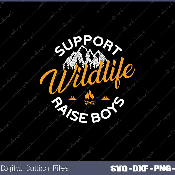 Support Wildlife Raise Boys - Parent, Mom & Dad