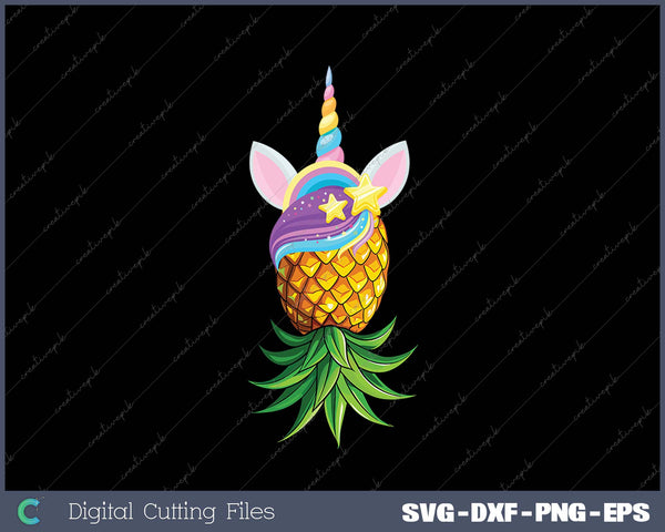 Swinger Upside Down Pineapple Magical Unicorn Head